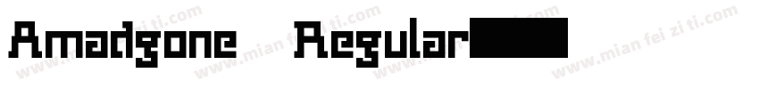 Amadgone Regular字体转换
